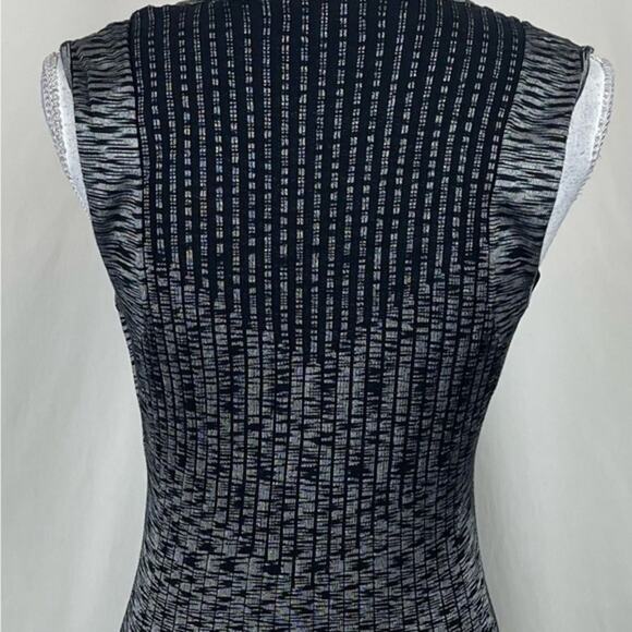 1.State Gray & Black Fit & Flare BalletCore Feminine Dress NWOT Size M - Picture 6 of 12